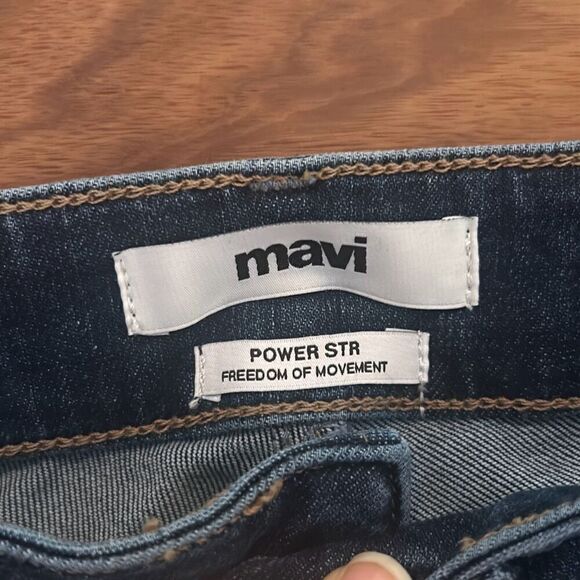 Mavi jeans power stretch slit flare high rise jeans woman's size 26 - Picture 5 of 10